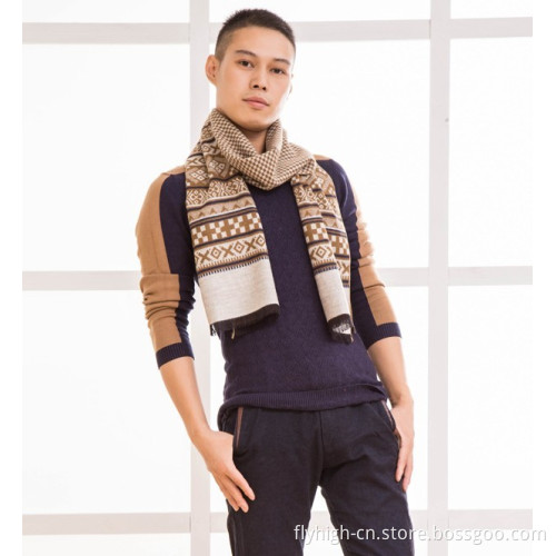 Fashion Custom Long Winter Knitted Scarf